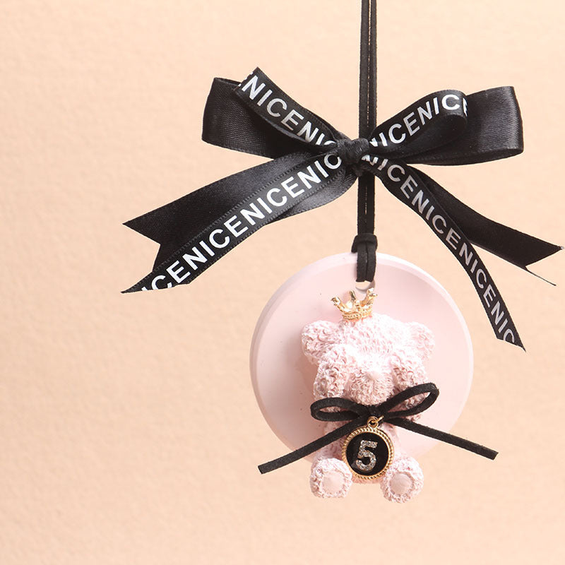 Wholesale Cute Bear Car Fragrance Expanding Stones Pendant